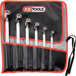 KS Tools Jeu de clés articulées doubles, 6 éléments, 8 - 19 mm