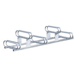 PROCITY Support cycles à décalage en hauteur, 5 emplacements, vert mousse
