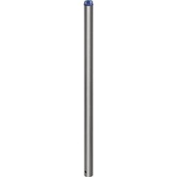 Potelet en inox, avec tête pour chaîne, à sceller dans du béton avec douille de sol, Ø 60 mm