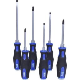 KS Tools Jeu de tournevis à frapper ERGOTORQUEmax, fente / PH, 6 éléments