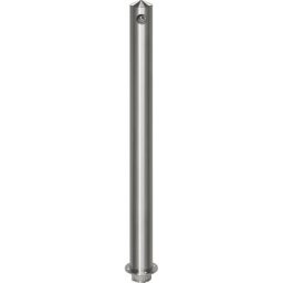 Potelet en inox, à tête pointue, à visser, Ø 76 mm