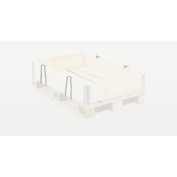 Dispositif de blocage pour rehausses, lot de 10, pour 1 rehausse de palette