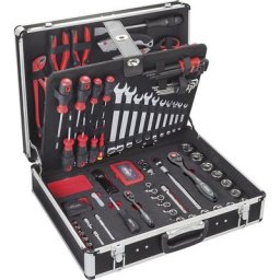 VIGOR Mallette à outils V2 avec outillage compris, h x l x p 140 x 510 x 410 mm, 143 éléments