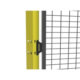 Axelent Liaison d'angle X-GUARD, 0 - 180°, noir graphite
