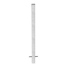 Potelet de délimitation, à sceller dans du béton, 70 x 70 mm, galvanisé à chaud