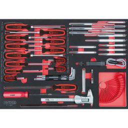 KS Tools Jeu de tournevis et d'outils de mesure SCS, 41 éléments, poignée pour toute la surface de poussée