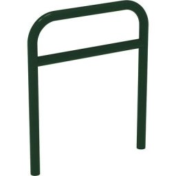 PROCITY Arceau pour cycle avec barre horizontale, Ø 50 mm, à sceller dans du béton, vert mousse