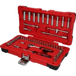 KS Tools Jeu de clés à douille 1/4'', 52 éléments, FlankTraction