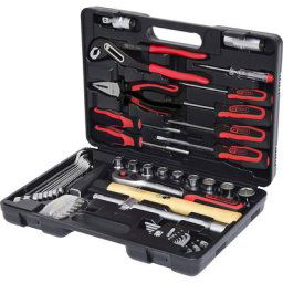 KS Tools Kit d'outils 1/4'' + 1/2'', 50 éléments, commutable