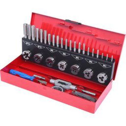 KS Tools Jeu d'outils de taraudage HSS Co, 32 éléments, cassette industrielle