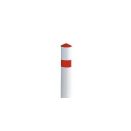 Potelet en plastique, avec manchon, amovible, avec tête pointue
