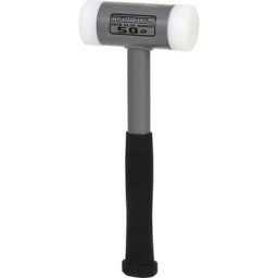 KS Tools Maillet anti-rebond à tête interchangeable, en tube d'acier, 1110 g