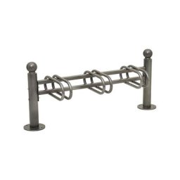PROCITY Support cycles KUGEL, 3 emplacements, simple face, gris