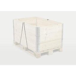 Dispositif de blocage pour rehausses, lot de 10, pour 3 rehausses de palette