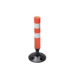 Potelet de délimitation flexible, avec bandes réfléchissantes, hauteur 450 mm