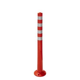 Potelets de délimitation, lot de 2, hauteur 1000 mm, orange