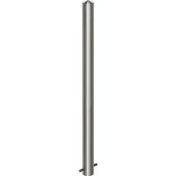 Potelet en inox, à tête pointue, à sceller dans du béton, Ø 102 mm