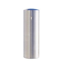 Poteau en inox XL, amovible, avec serrure à cylindre, Ø 204 mm