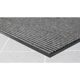Tapis de propreté avec fibres dures, L x l 1500 x 900 mm, rayé anthracite