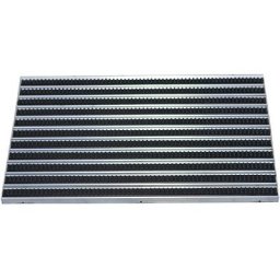 Tapis de propreté à profilé en aluminium, insert à brosses, L x l 585 x 385 mm