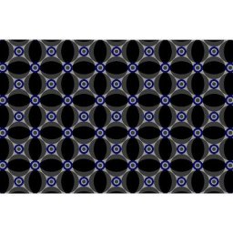 NOTRAX Tapis de propreté, Notrax Déco Design™, L x l 1800 x 1200 mm, bleu/noir