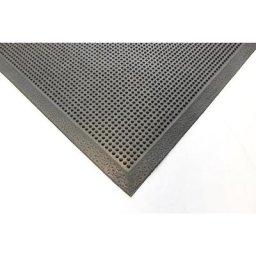 Tapis en caoutchouc insensible aux intempéries, noir, L x l 800 x 600 mm