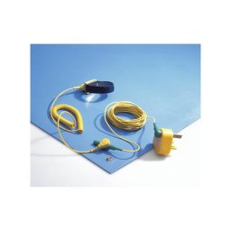 Tapis de table antistatique HR-Matting, L x l 3000 x 1200 mm, bleu