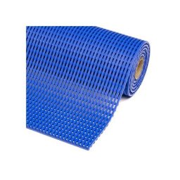 NOTRAX Tapis antidérapant, PVC, largeur 600 mm, au mètre, bleu