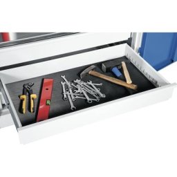 C+P Tapis antidérapant, pour armoire grande capacité, pour armoire de profondeur 500 et 600 mm