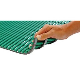 Tapis antibactérien pour salles humides, rouleau de 10 m, vert, largeur 1000 mm