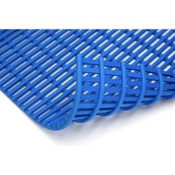 Tapis, sans PVC, au mètre, bleu, largeur 1000 mm