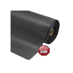 NOTRAX Tapis pour poste de travail Sky Trax®, largeur 910 mm, au mètre, noir
