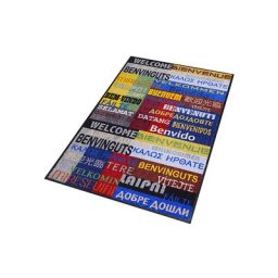 NOTRAX Tapis de propreté design, design New Welcome, L x l 900 x 600 mm