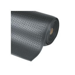 NOTRAX Tapis pour poste de travail Diamond Sof-Tred™, largeur 600 mm, au mètre, noir
