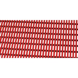 Tapis de sol pour douche et vestiaire, PVC souple, par m lin., largeur 600 mm, coloris rouge