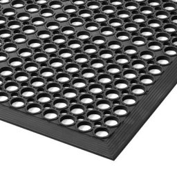 NOTRAX Tapis perforé pour poste de travail Sanitop, l x h 910 x 12,7 mm, longueur 1520 mm