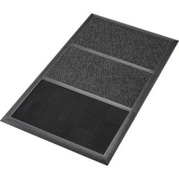 NOTRAX Tapis d'entrée désinfectant Sani-Master™, h x L x l 19 x 1525 x 914 mm, anthracite/noir