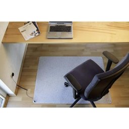 Tapis de protection de sol antistatique YOGA FLAT, pour sols durs et moquettes à poils ras, l x p 1200 x 900 mm