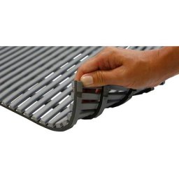 Tapis antibactérien pour salles humides, au mètre, gris, largeur 600 mm
