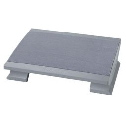 MAUL Repose-pieds ergonomique, superficie l x p 450 x 390 mm, avec tapis, gris