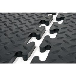 Tapis anti-fatigue Comfort-Lok, en caoutchouc naturel, élément médian, L x l 800 x 700 mm, lot de 1