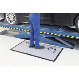 NOTRAX Tapis pour poste de travail Eco Stance, L x l x h 1570 x 870 x 12,7 mm, noir