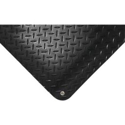 Tapis anti-fatigue DECKPLATE, à la découpe, noir, mètre linéaire x 600 mm, max. 18,3 m