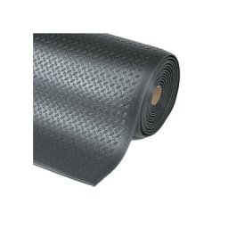 NOTRAX Tapis pour poste de travail Diamond Sof-Tred™, largeur 910 mm, au mètre, noir