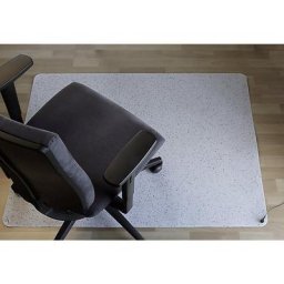Tapis de protection de sol antistatique YOGA FLAT, pour sols durs et moquettes à poils ras, l x p 1200 x 1100 mm