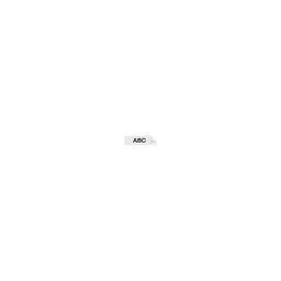 DYMO Ruban D1, largeur 19 mm, noir sur blanc, lot de 5