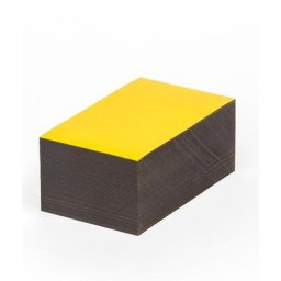 Etiquettes magnétiques, coloris jaune, h x l 60 x 100 mm, lot de 100