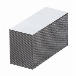 Etiquettes magnétiques, blancs, h x l 50 x 80 mm, lot de 100