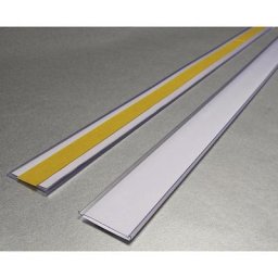 Porte-étiquettes, autocollant, h x l 38 x 1000 mm, lot de 10