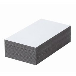 Etiquettes magnétiques, blancs, h x l 80 x 200 mm, lot de 100
